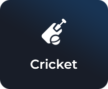COME Cricket category artwork with a bat and ball